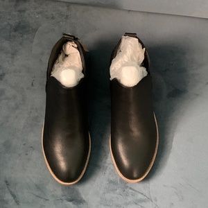 VEPOSE Women's Ankle Boots Low Heels Chunky Cutout